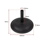20kg Patio Sun Umbrella Base Durable Parasol Garden Stand Cement Round - Home & Garden > Shading