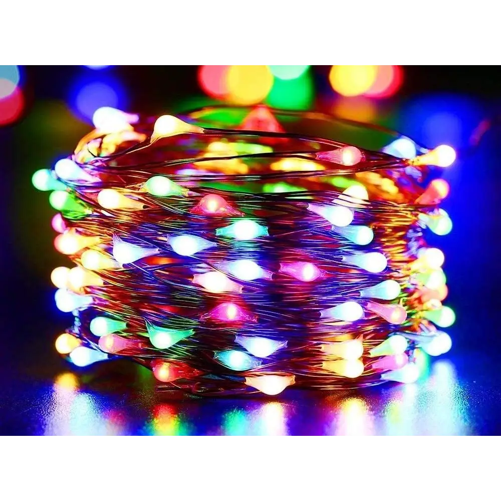 20m 200 LED Solar Powered Outdoor Lights with 8 Lighting Modes and Waterproof for Home,Garden and Decoration - Home &