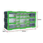 22 Multi Drawer Parts Storage Cabinet Unit Organiser Home Garage Tool Box - Furniture > Office