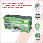 22 Multi Drawer Parts Storage Cabinet Unit Organiser Home Garage Tool Box - Furniture > Office