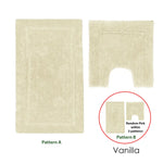 2200GSM 2 Pce Axel 100% Cotton Bath Mat Set - Vanilla - Home & Garden > Bathroom Accessories > Bath Mats & Rugs