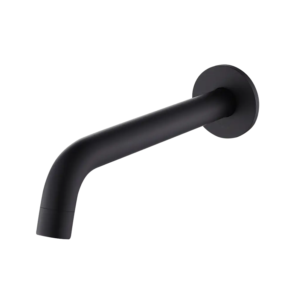220mm Bath Spout in Matte Black Finish - Furniture > Bathroom > Bathtubs
