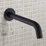 220mm Bath Spout in Matte Black Finish - Furniture > Bathroom > Bathtubs