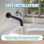 220mm Bath Spout in Matte Black Finish - Furniture > Bathroom > Bathtubs