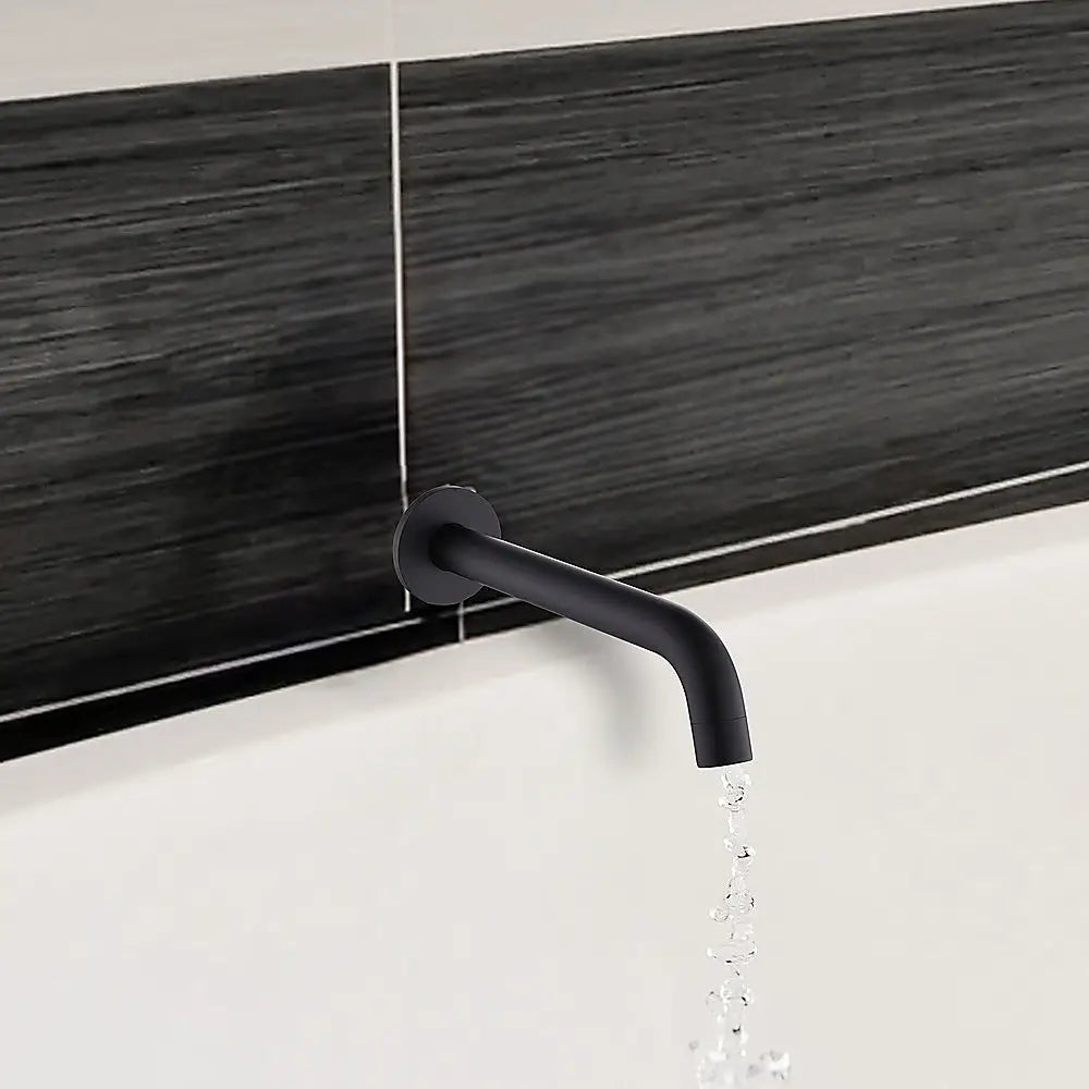 220mm Bath Spout in Matte Black Finish - Furniture > Bathroom > Bathtubs