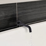 220mm Bath Spout in Matte Black Finish - Furniture > Bathroom > Bathtubs