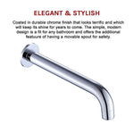 220mm Bath Spout in Polished Chrome Finish - Furniture > Bathroom > Bathtubs