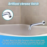 220mm Bath Spout in Polished Chrome Finish - Furniture > Bathroom > Bathtubs