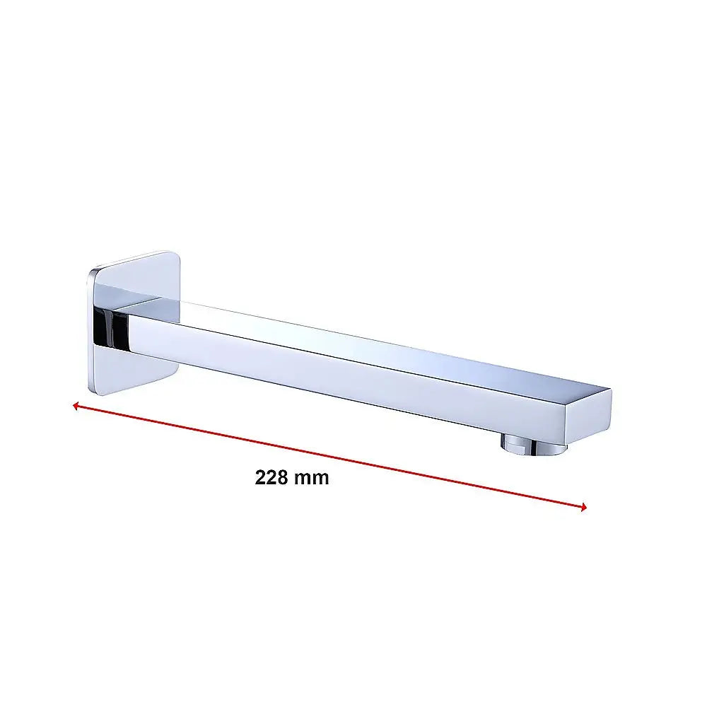 228mm Bath Spout Polished Chrome Finish - Furniture > Bathroom > Bathtubs