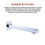228mm Bath Spout Polished Chrome Finish - Furniture > Bathroom > Bathtubs