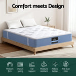 25cm Giselle Mattress Queen Bed Pocket Spring Mattresses - Furniture > Mattresses > Queen Mattress