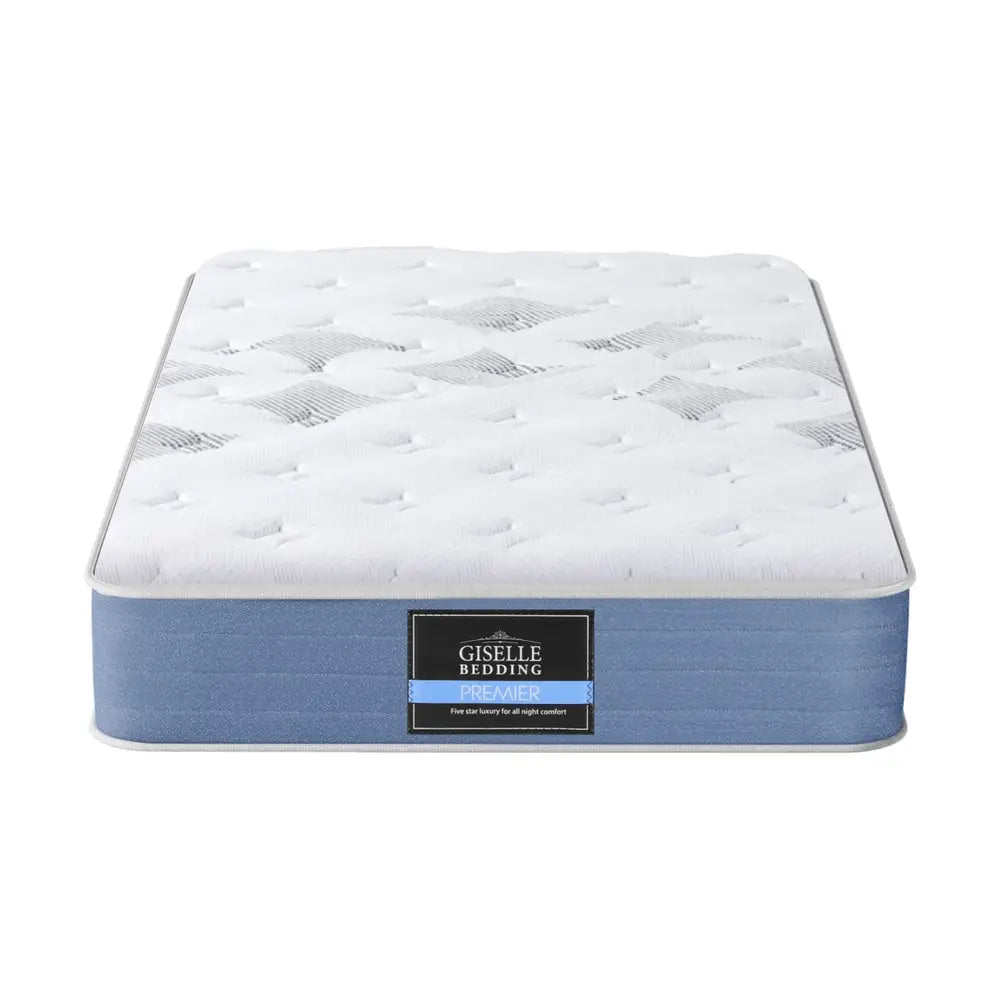 25cm Giselle Mattress Single Bed Pocket Spring Mattresses - Furniture > Mattresses > Single Mattress