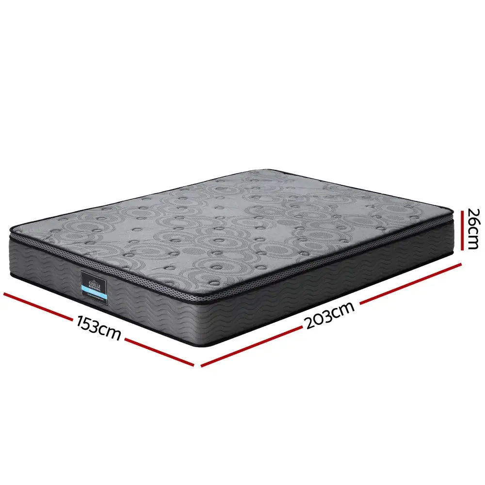 26cm Mattress Bed Giselle Queen - Furniture > Mattresses > Queen Mattress