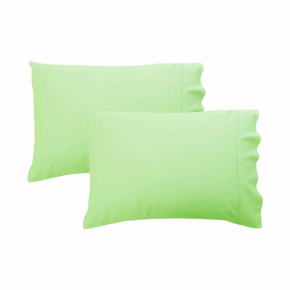 280TC Luxury Percale Standard Pillowcases Apple - Home & Garden > Bedding
