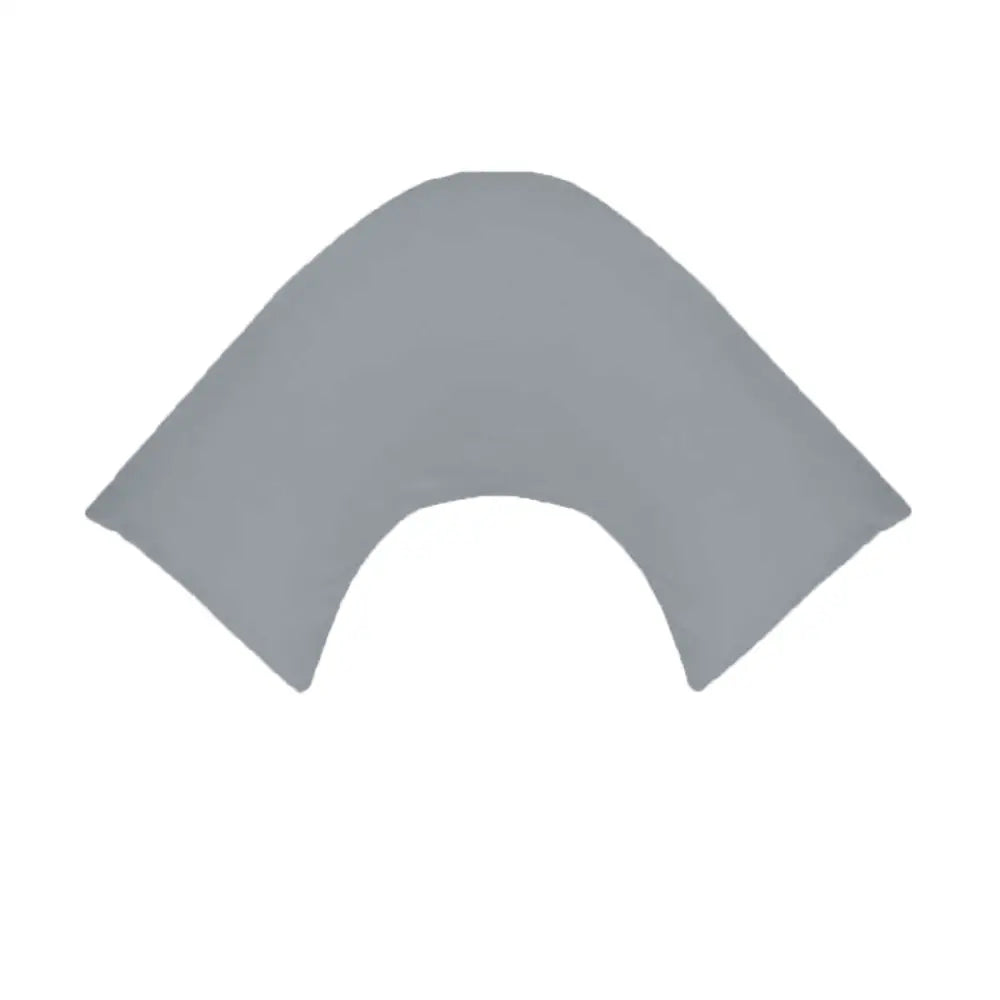 280TC Polyester Cotton V Shape Pillowcase Grey - Home & Garden > Bedding
