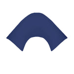 280TC Polyester Cotton V Shape Pillowcase Navy - Home & Garden > Bedding
