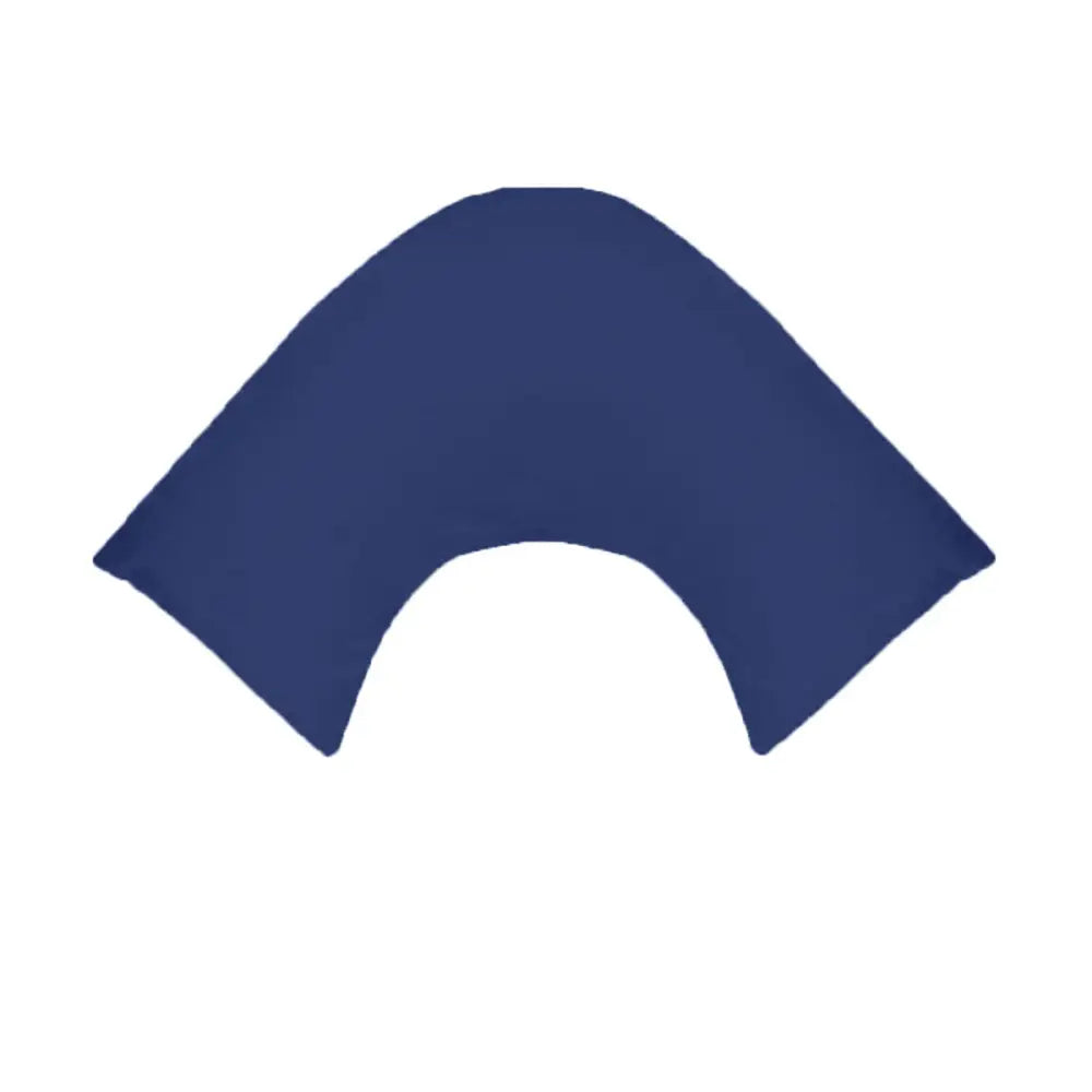 280TC Polyester Cotton V Shape Pillowcase Navy - Home & Garden > Bedding