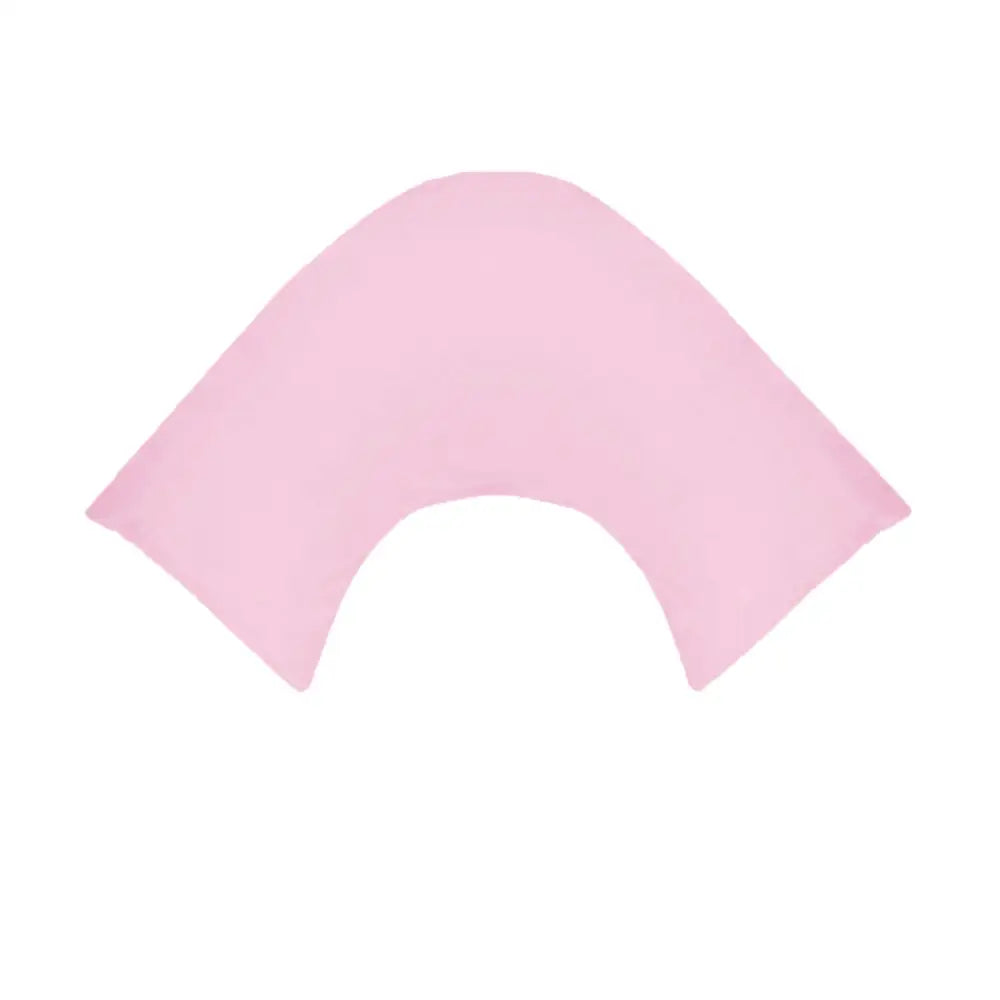 280TC Polyester Cotton V Shape Pillowcase Pink - Home & Garden > Bedding