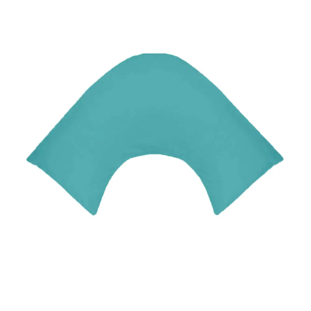 280TC Polyester Cotton V Shape Pillowcase Teal - Home & Garden > Bedding