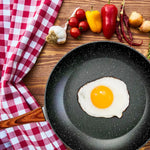 28cm PFOA Free Non-Stick Frypan with Wooden Look Handle - Home & Garden > Kitchenware > Kitchen Utensils