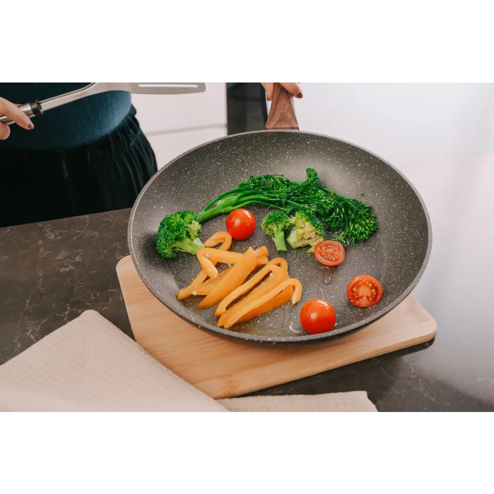 28cm PFOA Free Non-Stick Saute Pan with Lid - Home & Garden > Kitchenware > Kitchen Utensils