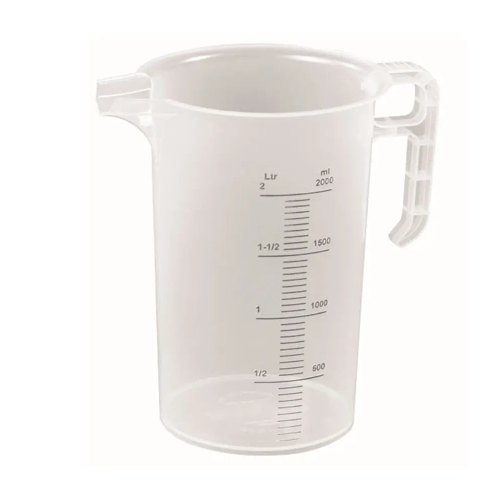 2L Measuring Jug Heavy Duty Clear Plastic Propylene Food Grade BPA 5 Pro-Jug - Home & Garden > Kitchenware