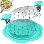2pcs blue New Chicken Shredder - Effortless Chicken Breast Shredding Tool for Meal Prep and Baby Food - Appliances >