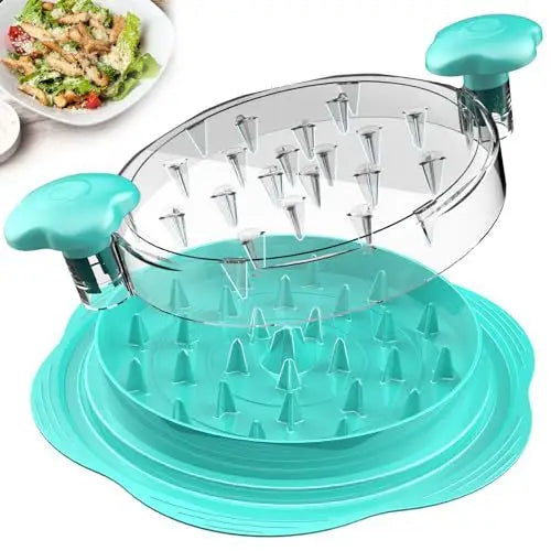 2pcs blue New Chicken Shredder - Effortless Chicken Breast Shredding Tool for Meal Prep and Baby Food - Appliances >