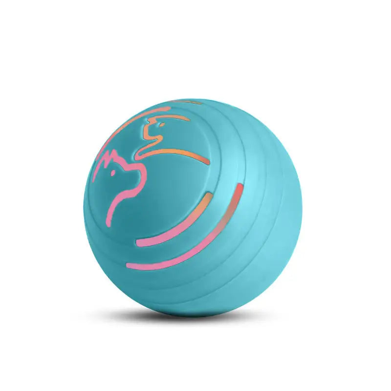 2PCS Blue Rechargeable Automatic Jumping Pet Toy Ball - Interactive Smart Play Ball for Dogs & Cats - Pet Care > Toys >