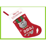 2pcs cute cat christmas stockings cartoon christmas socks gift bag christmas decoration socks christmas tree pendant
