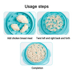 2pcs Green New Chicken Shredder - Effortless Chicken Breast Shredding Tool for Meal Prep and Baby Food - Appliances >