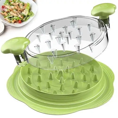 2pcs Green New Chicken Shredder - Effortless Chicken Breast Shredding Tool for Meal Prep and Baby Food - Appliances >