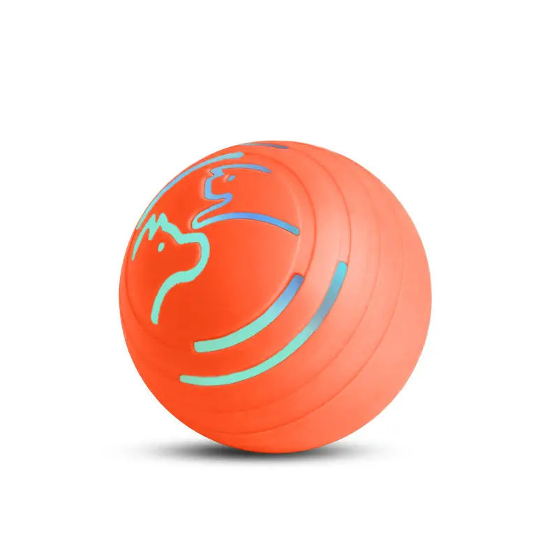 2PCS Orange Rechargeable Automatic Jumping Pet Toy Ball - Interactive Smart Play Ball for Dogs & Cats - Pet Care > Toys