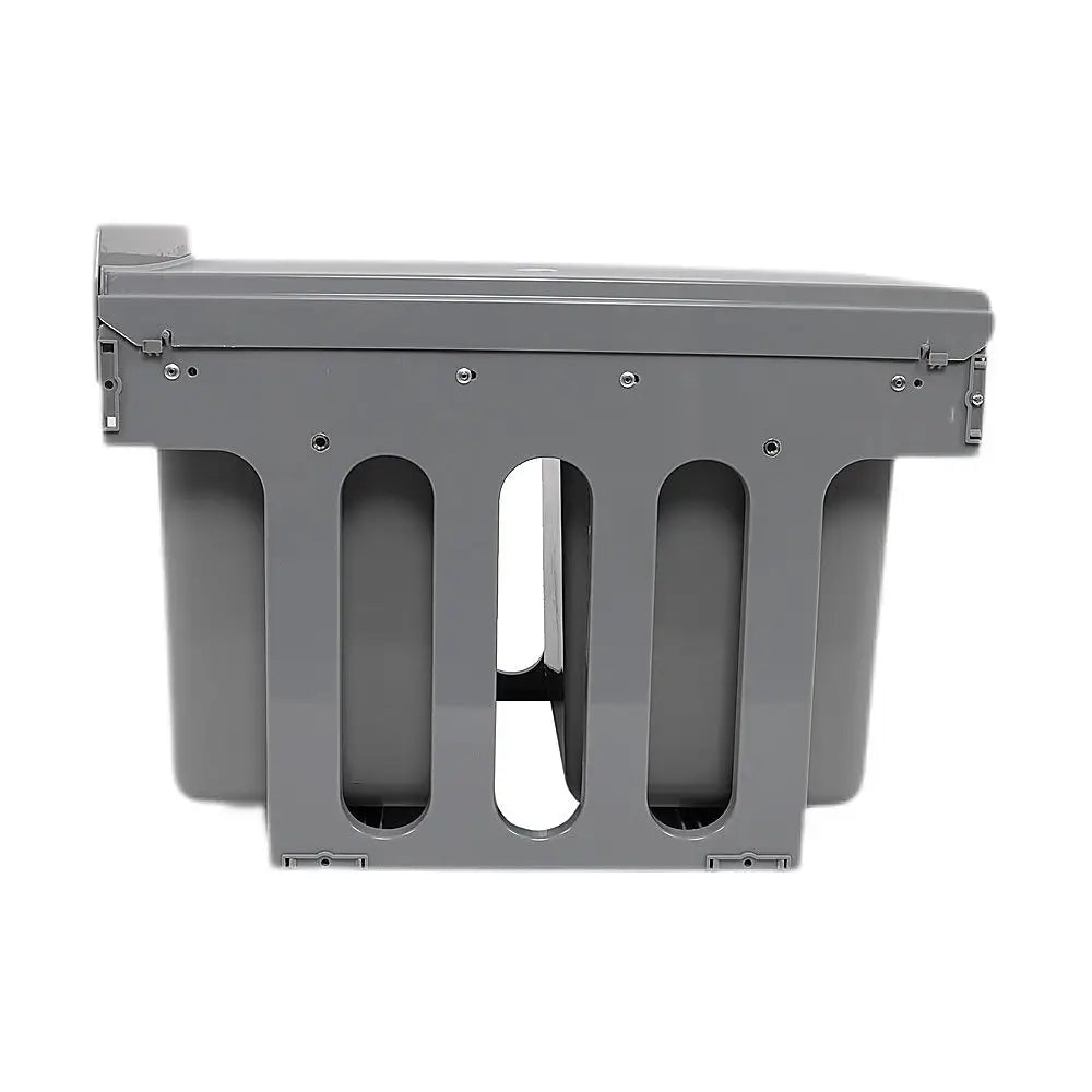 2x 15L Pull Out Trash Bin Dual Kitchen Garbage Waste Basket Bin - Home & Garden > Kitchenware