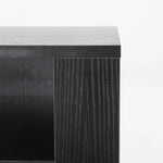 2X Bedside Table Side Storage Cabinet Nightstand Bedroom 2 Drawer 1 Shelf ZURI BLACK - Furniture > Bedroom > Bedside