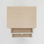 2X Bedside Table Side Storage Cabinet Nightstand Bedroom 2 Drawer ANYA OAK - Furniture > Bedroom > Bedside Tables