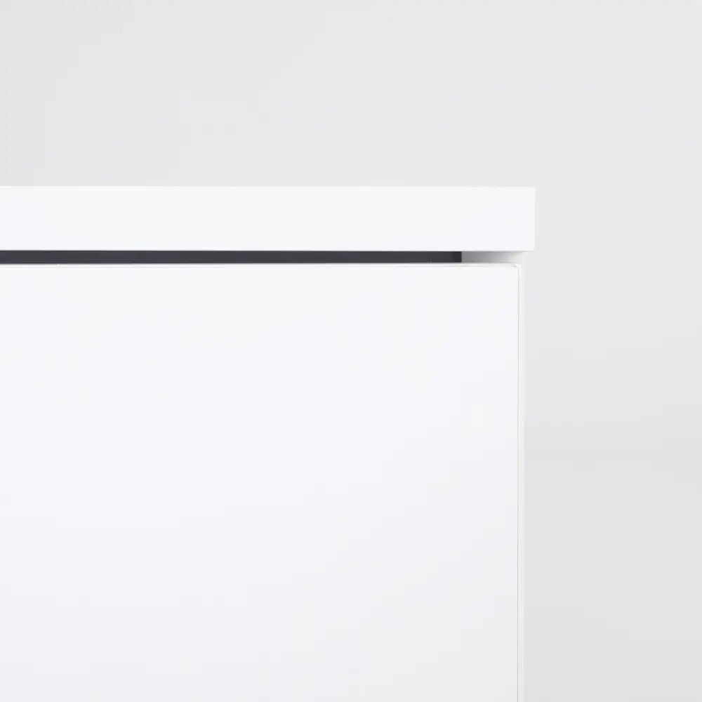 2X Bedside Tables Storage Cabinet Nightstand 1 Drawer 1 Shelf ELLA WHITE - Furniture > Bedroom > Bedside Tables