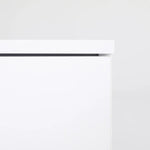 2X Bedside Tables Storage Cabinet Nightstand 1 Drawer 1 Shelf ELLA WHITE - Furniture > Bedroom > Bedside Tables