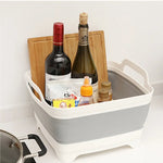 2x Collapsible Strainer Foldable Fruit Veggies Wash Colander Storage Basket - Home & Garden > Kitchenware