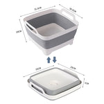 2x Collapsible Strainer Foldable Fruit Veggies Wash Colander Storage Basket - Home & Garden > Kitchenware