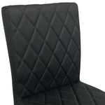 2X Dining Chair Stainless Gold Frame & Seat Black PU Leather - Furniture > Bar Stools & Chairs