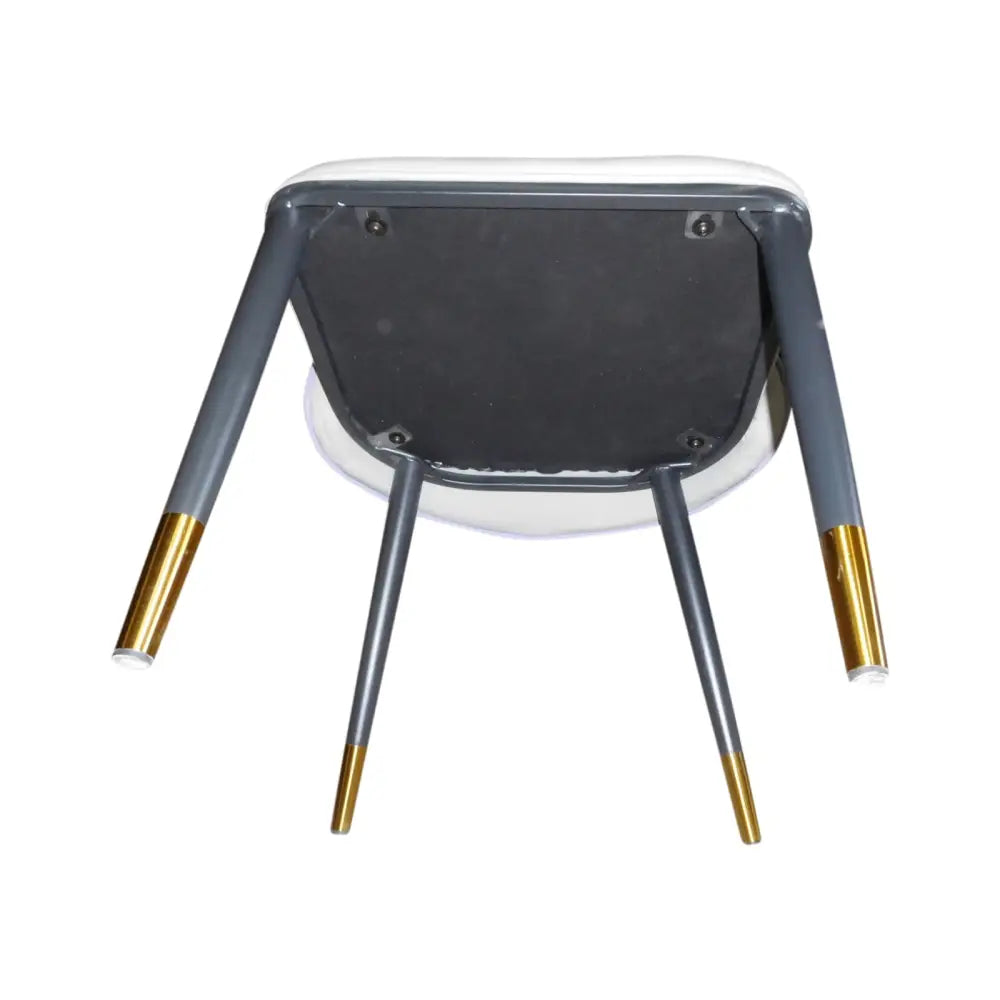 2X Dining Chairs Purple Colour Premium Leatherette Carbon Steel Frame Firm Support - Furniture > Dining