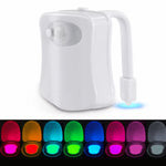 2X LED Toilet Bathroom Motion Night Light - Home & Garden > Lighting
