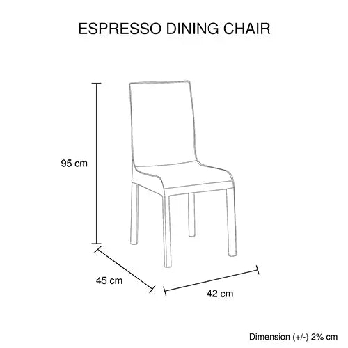 2x Steel Frame White Leatherette Medium High Backrest Dining Chairs with Wooden legs - Furniture > Dining