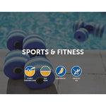 2x Water Aerobics Dumbbell EVA Aquatic Barbell Aqua Fitness - Home & Garden > Pool & Accessories