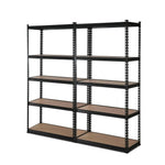 2x1.5M Warehouse Shelving Racking Storage Garage Steel Metal Shelves Rack - Home & Garden > Storage