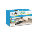 2x200ml Elevated Cat Bowl Stand - Double Dinner Pet Kitten Food Twin Feeder - Pet Care > Dog Supplies > Dog Bowls