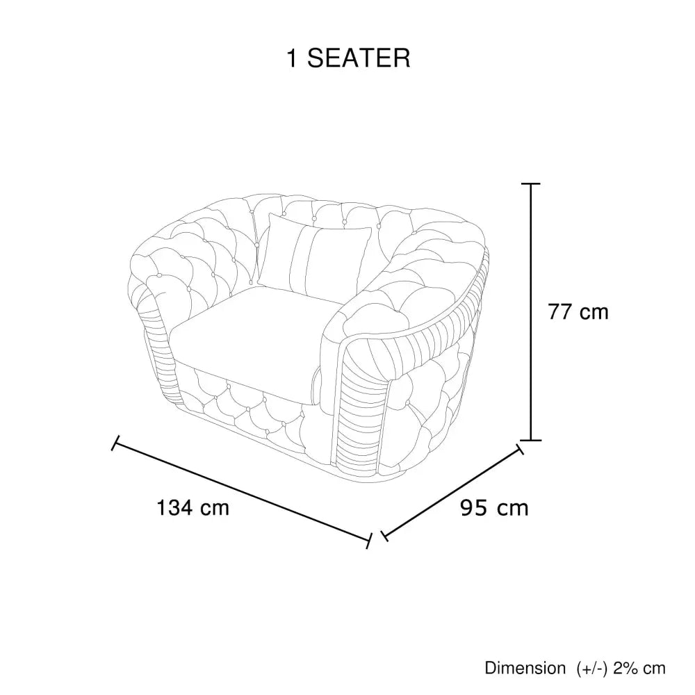 3-1-1 Seater Sofa Set Beige Velvet Fabric Solid Wood construction Gold Stainless Steel Trim - Furniture > Sofas > Sofas
