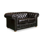 3 + 2 + 1 Seater Genuine Leather Upholstery Deep Quilting Pocket Spring Button Studding Sofa Lounge Set for Living Room
