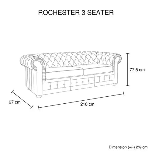 3 + 2 + 1 Seater Genuine Leather Upholstery Deep Quilting Pocket Spring Button Studding Sofa Lounge Set for Living Room